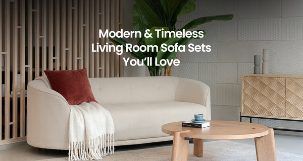 Modern & Timeless Living Room Sofa Sets You’ll Love