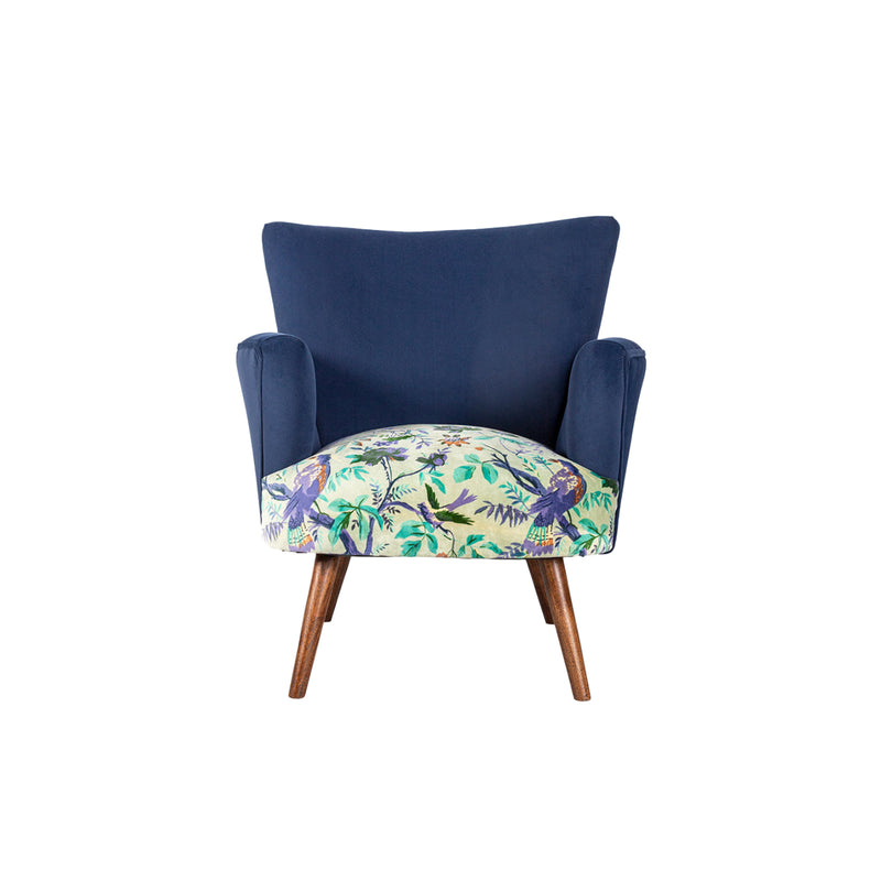 Modern Wingback Accent Chair