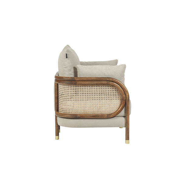 Savoy Curved Cane Accent chair