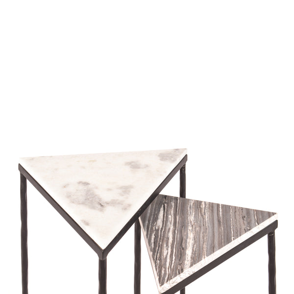 Triangle End Table - Set of 2