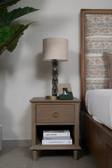 Tangerine Bedside Table