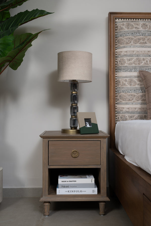 Tangerine Bedside Table