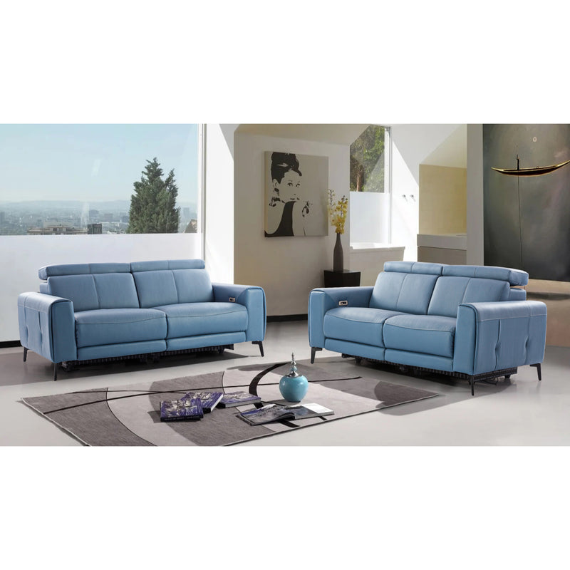 Pleat 3 Seater Recliner Sofa