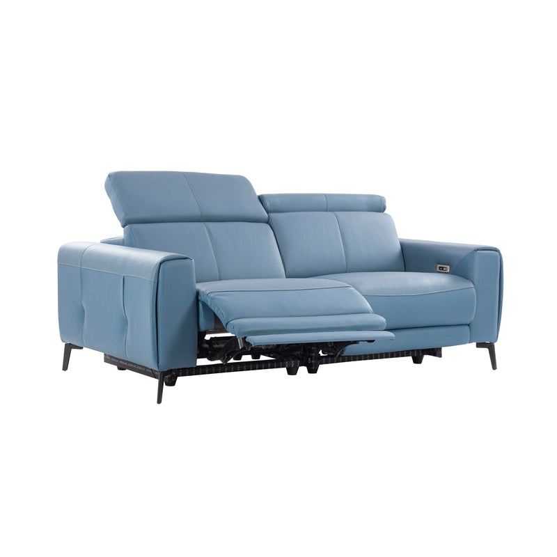 Pleat 3 Seater Recliner Sofa