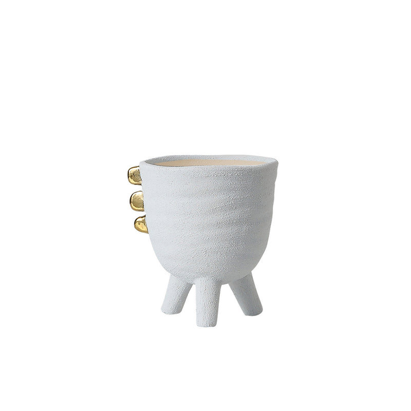 Hint of Gold Vase